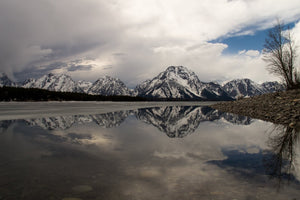 Tetons Over Jackson Lake